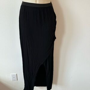 Elegant Black Maxi Skirt